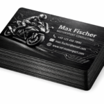 Aluminium Visitenkarten 10 Stück